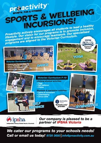 Proactivity School Incursions 2018 Flyer