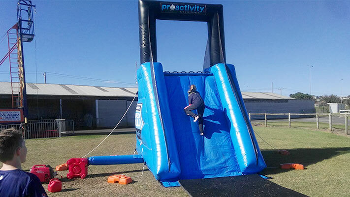 Ninja Warrior Obstacle Course Large Inflateable Wall